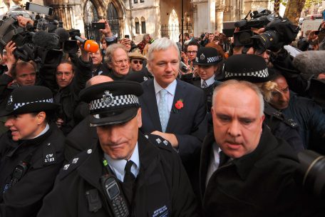 &bdquo;Verzweifelter Mann&ldquo;:&nbsp; Assange im November 2011 in London