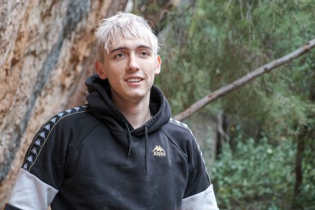 Mika Welter war an Heiligabend die Begehung einer 8b+ gegl&uuml;ckt