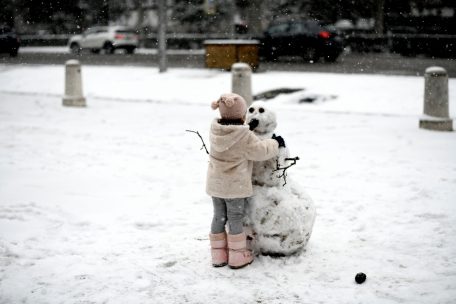 Eine weitere Stra&szlig;enszene aus Madrid