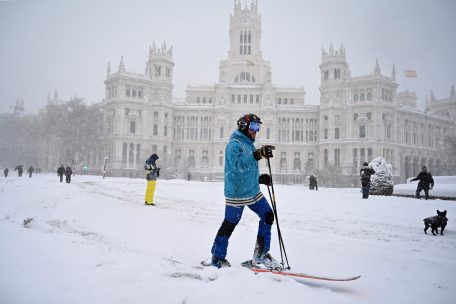 &bdquo;Bitte bleiben Sie zu Hause&ldquo;: In Madrid hielten sich nicht alle an die Aufforderung ihres B&uuml;rgermeisters.