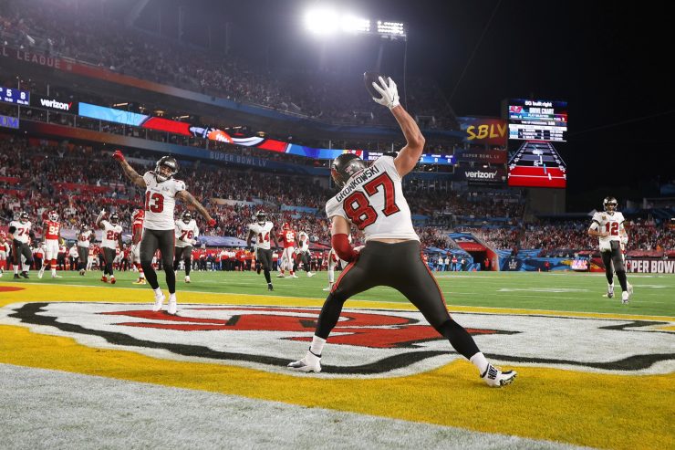 American Football / Brady-Show in Tampa