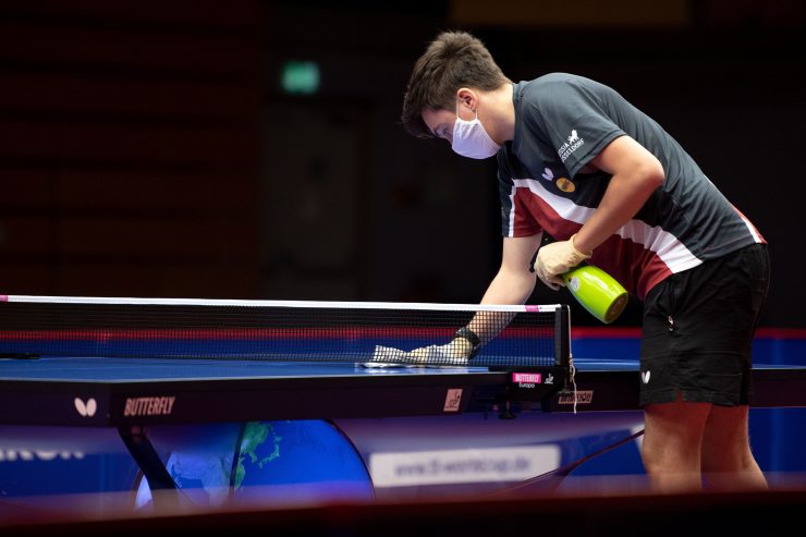 Tischtennis / Kein Körperkontakt, keine Schnelltests