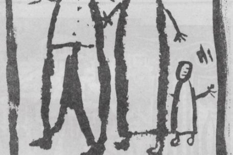 Dessin d’un enfant de Weimerskirch paru dans une publication de la Société de l’art à l’école en 1960