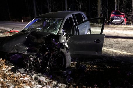 Beim schweren Unfall zwischen Waldhaff und Gonderingen wurden vier Personen verletzt