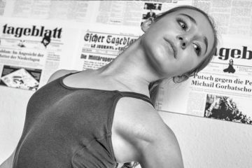 Foto-Shooting / Der etwas andere Auftritt: Sara-Eden-Tanzschülerinnen im leeren Tageblatt-Gebäude