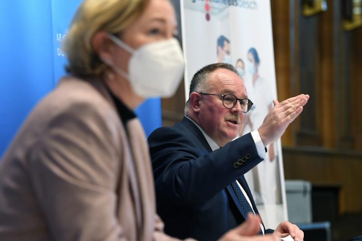 Zwischenbilanz „Gesondheetsdësch“ / CNS-Leistungsverbesserungen im Herbst