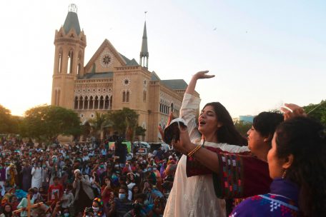 Der Aurat-Marsch in Karatschi