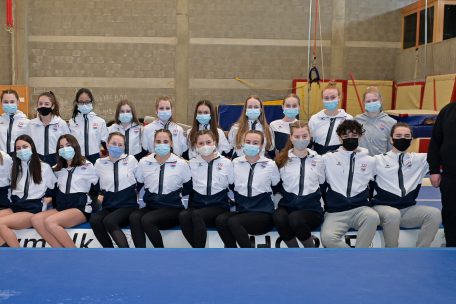 Die Nationalkader – Seniors und Junioren – der FLGym, die ihre Sportart auch in Luxemburg populärer machen wollen