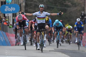 Tirreno-Adriatico / 2. Etappe: Alaphilippes erster Streich – Van Aert weiter Erster in der Gesamtwertung