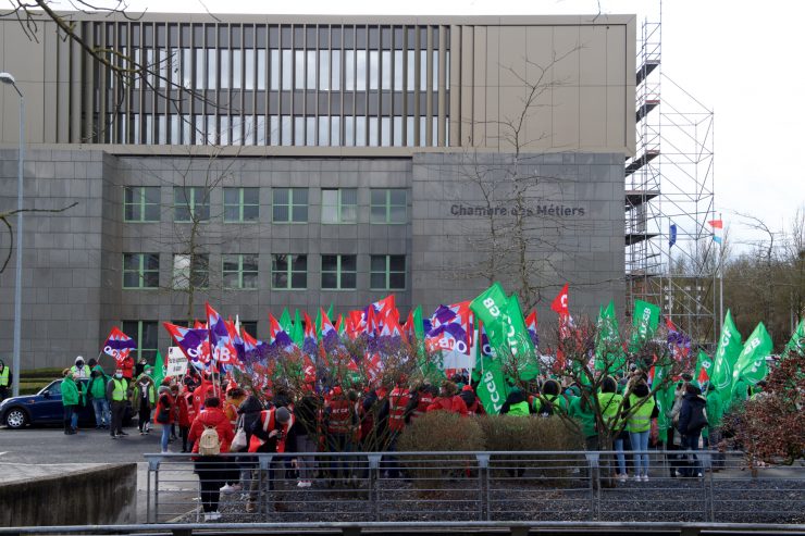 OGBL / Nach Protestaktion der Reinigungskräfte: Gespräche mit Arbeitgebern haben konstruktiv begonnen