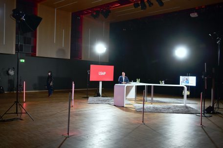 Der sanitäre Abstand wurde überpeinlich eingehalten