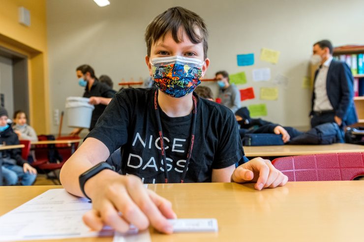 Corona-Wochenbilanz  / „Szenario vier“ in einer Grundschulklasse der „Ecole internationale“