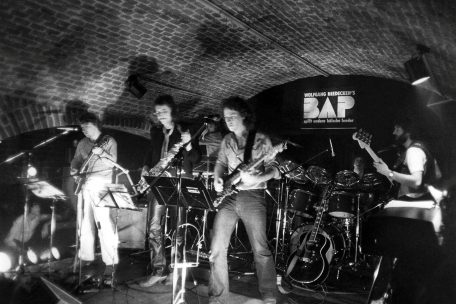 K&ouml;ln: Wolfgang Niedecken mit seiner Band BAP im&nbsp;Basement Club bei einem der ersten&nbsp;Auftritte im&nbsp;Jahr 1979