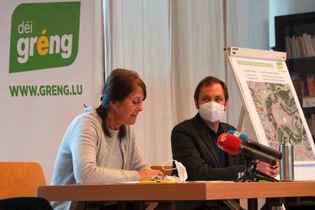 Das Fahrradnetz der grünen Träume / „déi gréng“ stellen Plan für mehr Zweiradwege vor