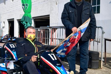 Der ACL um Fabien Recht (l.) hat die Kartingpiste von Bruno Milani und dessen Familie &uuml;bernommen