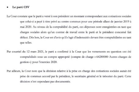 Die CSV hat Frank Engel Geld &uuml;berwiesen, die als Sozialbeitr&auml;ge gef&uuml;hrt wurden