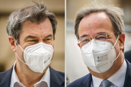 Deutschland / In der Unionsfraktion gehen sich Laschet und Söder scharf an – eine Entscheidung in der K-Frage fällt nicht