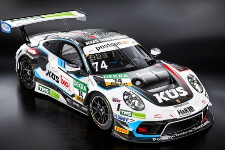 Dylan Pereira sa&szlig; am Donnerstag erstmals am Steuer des Boliden, den er in den ADAC GT Masters steuert