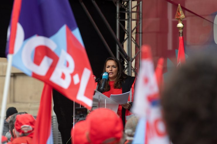 Eine fast normale 1.-Mai-Feier / Harte Zeit für die Gewerkschaften 