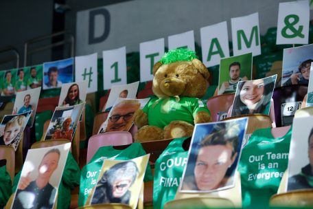 Zuschauer waren zwar keine erlaubt, doch Berchem wurde trotzdem von seinen Fans unterst&uuml;tzt