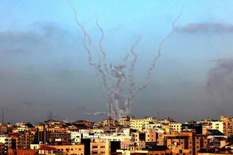 &bdquo;Botschaft an den Feind&ldquo;: Aus Gaza von der Hamas abgeschossene Raketen