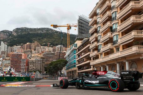 Lewis Hamilton kam in Monaco nur als Siebter in Ziel