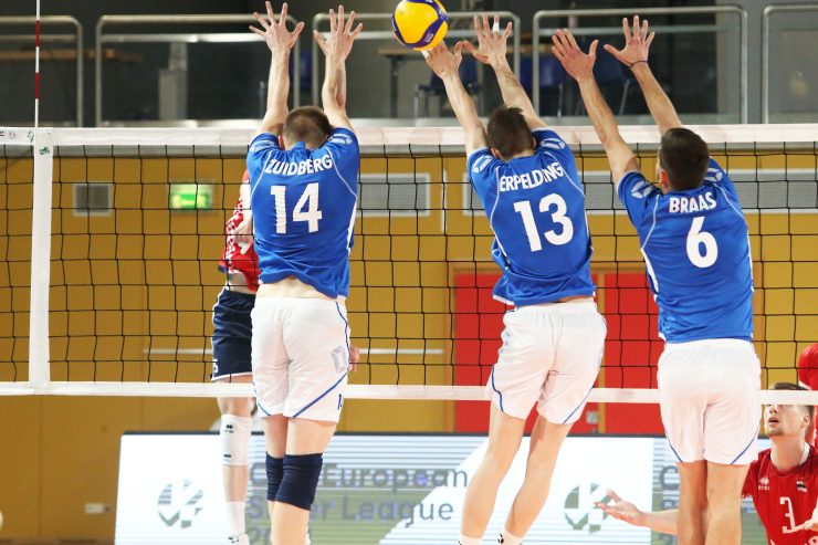 Volleyball / Die FLVB-Auswahl kann die gute Leistung aus dem Hinspiel gegen Kroatien nicht wiederholen