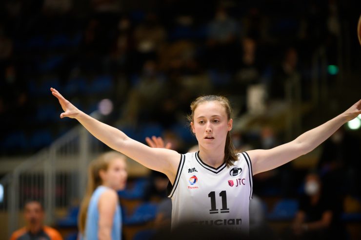 T71 Düdelingen / Nach dem Sieg im zweiten Finalspiel: Catherine Mreches will nach vorne schauen