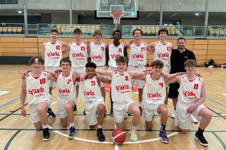Das U16-Team der Sparta Bartringen