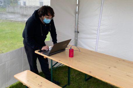 Als begeisterter T&uuml;ftler &uuml;bernahm C&eacute;dric Schintgen den Lead bei der Konzeption des Satelliten