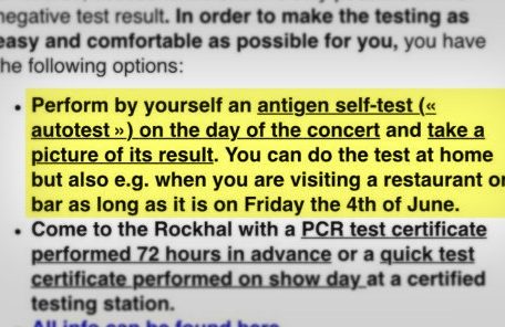 Do It Yourself? Screenshot der Rockhal-Mail (Hervorhebung durch die Redaktion)