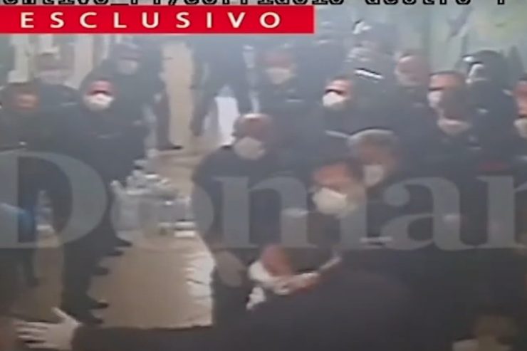 Italien / Vier Stunden Horror: Skandal um Dutzende auf Gefängnisinsassen einprügelnde Wächter