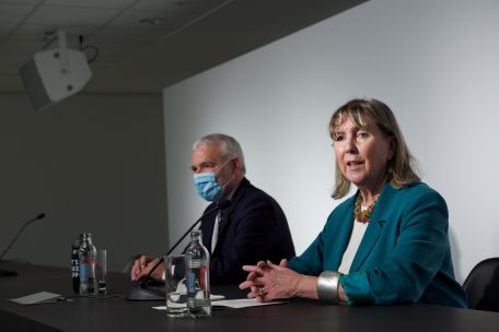 Freudige Gesichter bei den Hausherren