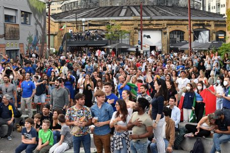 Die italienische Hymne gehörte zu den schöneren Momenten der EM