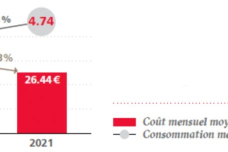 Die Grafik verdeutlicht den Anstieg vom Verbrauch an mobilen Daten