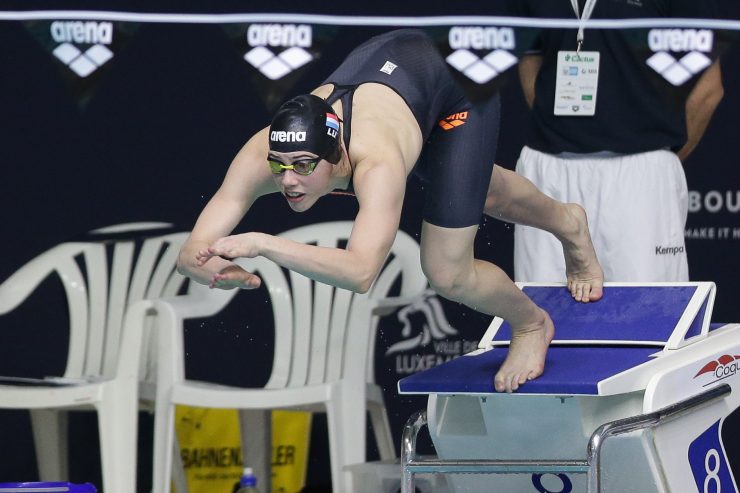 Schwimmen / Die Titelsammler: Jackie Banky und Florian Frippiat überzeugen bei den Landesmeisterschaften 2021