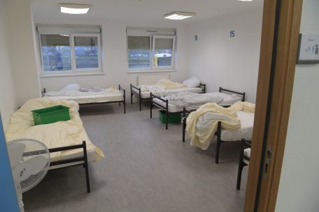 Eines der Schlafquartiere im „Abrigado“