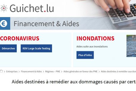 Hochwasser in Luxemburg / Formulare für Finanzhilfen für Betroffene sind online 