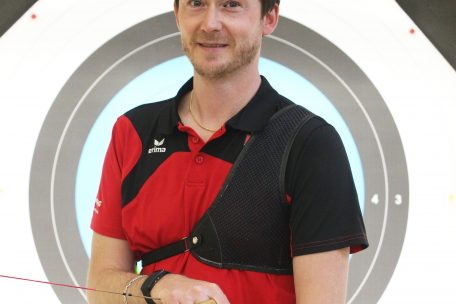 Tokyo 2020 / Am Erfolgsrezept festhalten: Bogenschütze Jeff Henckels am Freitagmorgen in der Qualifikation im Einsatz