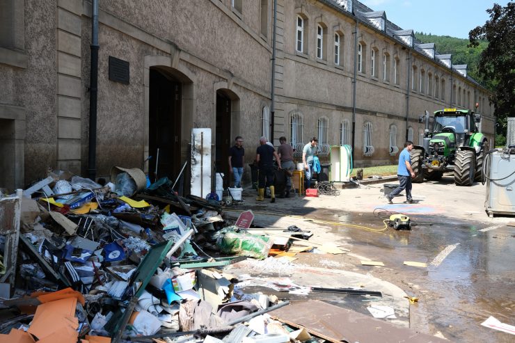 Echternach nach der Flut / Solidarität, Hoffnung und Existenzängste