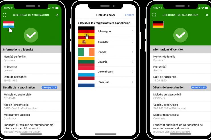 Update / „CovidCheck“-User können jetzt auch prüfen, ob ihre Zertifikate im Ausland gültig sind