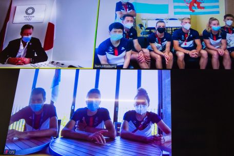 Olympia / Mit Corona-Teststation-Ausblick: Die Luxemburger Delegation in Tokio