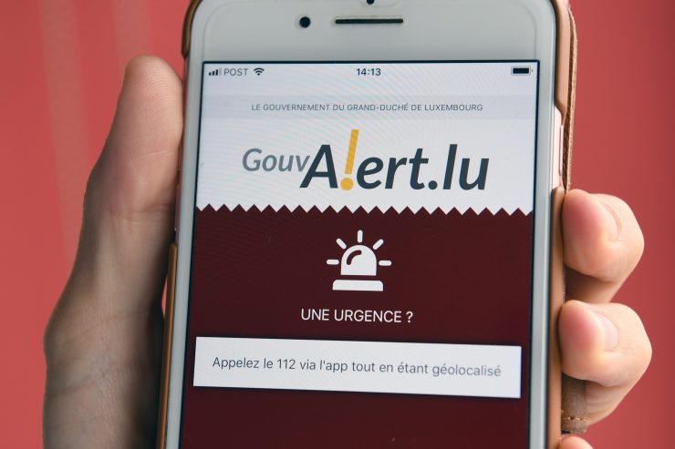 GouvAlert / Warn-App: Technische Probleme und wenig Nutzer
