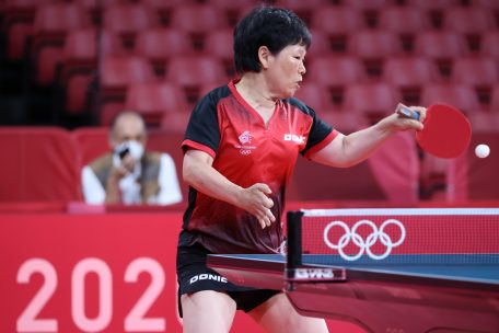 Vor allem dem verlorenen zweiten Satz trauerte Ni nach dem Spiel nach