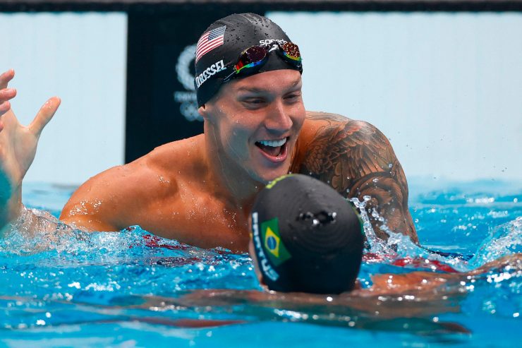 Tokyo 2020 / In die Riege von Phelps, Spitz & Co.: Dressel drückt „Stempel auf“