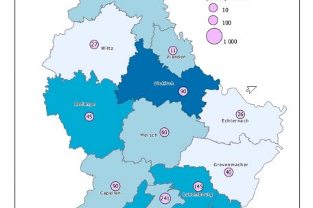 Anzahl der neuen F&auml;lle pro Kanton