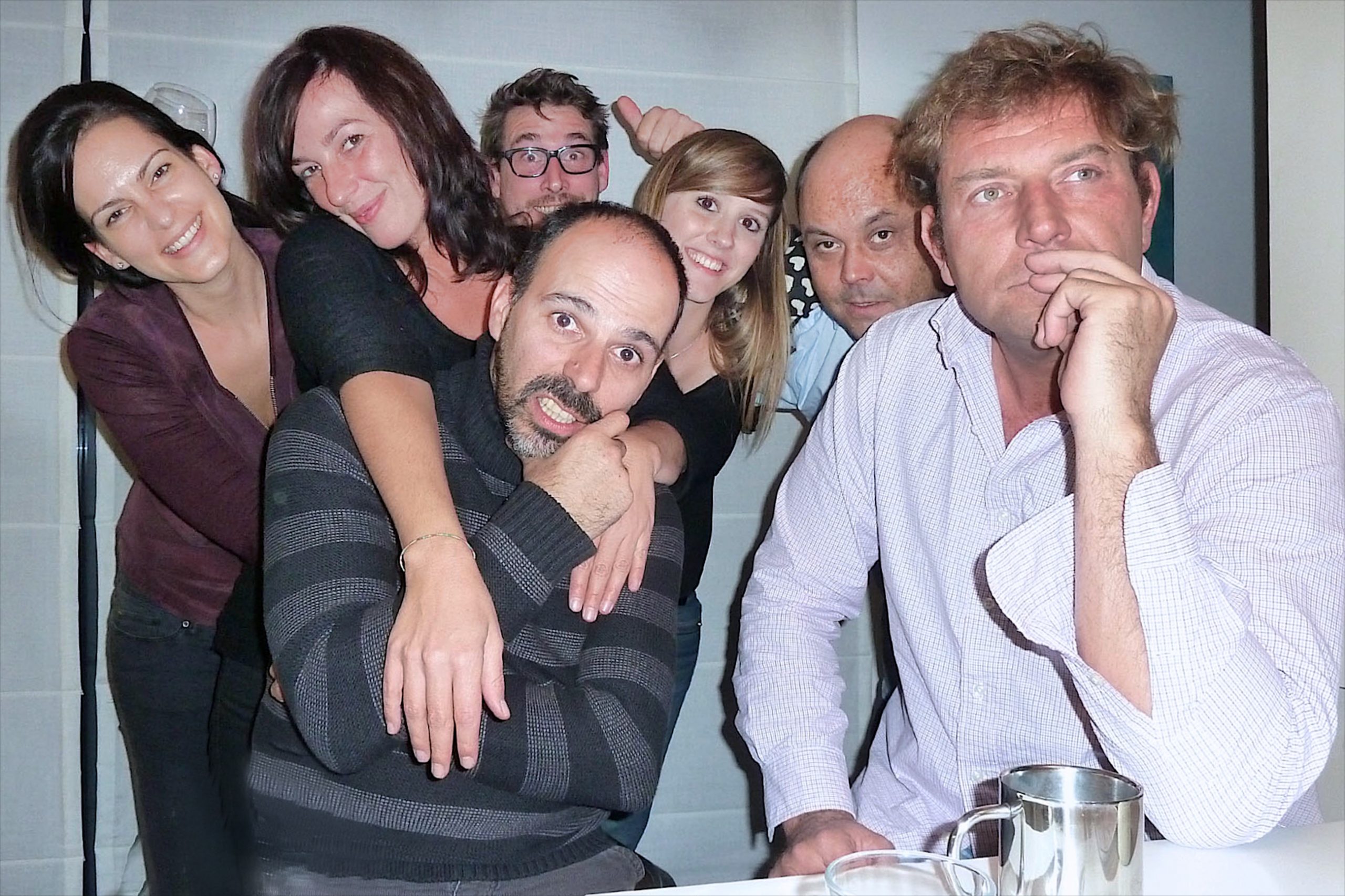 Abschiedsgruß der anderen Fotografen: Alle Tageblatt-Fotografen im Jahr 2012