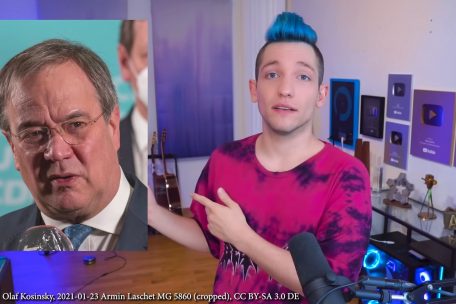 Deutschland / Neues „Zerstörungs“-Video des YouTubers: Rezo will nicht, dass Armin Laschet die Wahl gewinnt