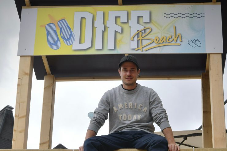 DiffBeach noch bis Sonntag / Strandfeeling und veganes Essen