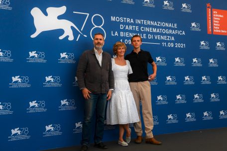 V.l.: Xavier Giannoli, C&eacute;cile de France und&nbsp; Benjamin Voisin